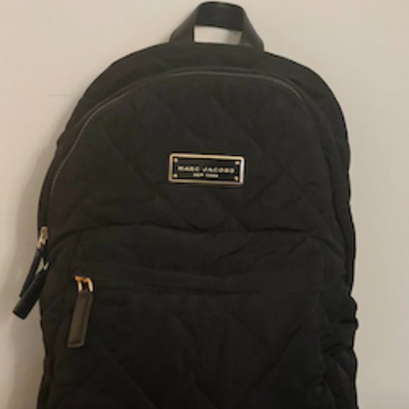 LIKE NEW! Marc Jacobs Black Quilted Backpack - Full Size